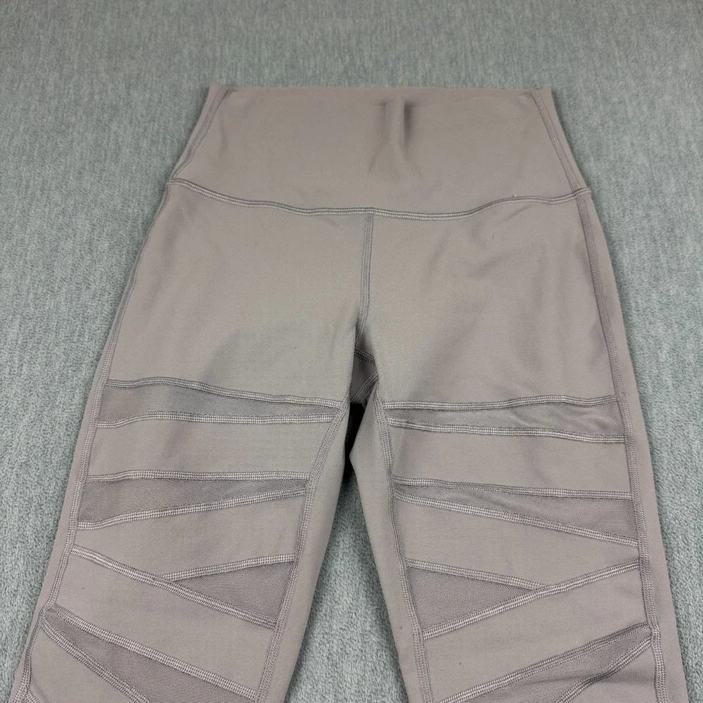 Lululemon Leggings Womens 6 Light Purple Wunder Under High Rise Tech Mesh Pants - Picture 2 of 13